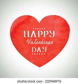 Happy Valentines Day card.Eps10  concept vector illustration  