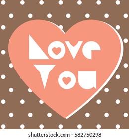 Happy valentines day cards with heart vector