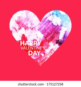 happy valentines day cards with  hearts