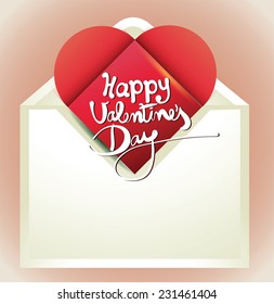 Happy Valentines day cards with  hearts and arrow. Love.