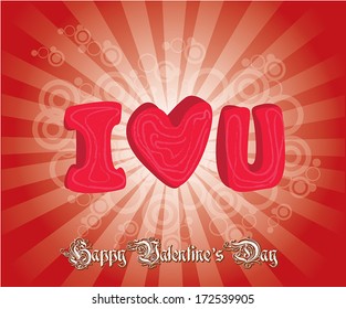 happy valentines day cards with ornaments, hearts, ribbon, angel and arrow