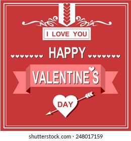 happy valentines day cards.vector