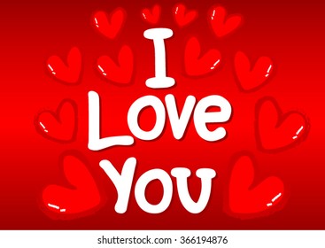 Happy valentines day card.vector.
