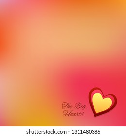 Happy valentines day card.vector.flyer background with hearts