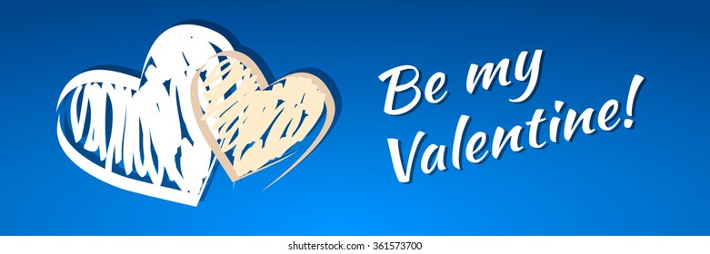Happy valentines day card.vector.flyer background with hearts.