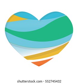 Happy Valentines Day celebration card heart. Romantic greeting banner. Creative holiday decoration.