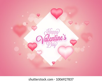 Happy Valentines Day celebration concept.