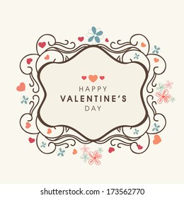 Happy Valentines Day celebration concept with cute couple in various mo
