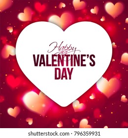 Happy Valentines Day celebration concept.