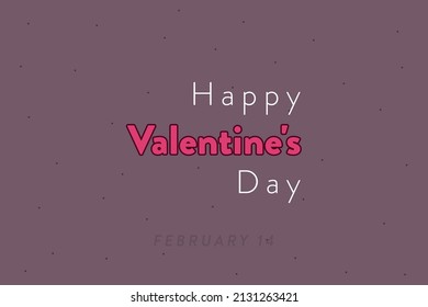 Happy Valentine's Day celebration. Valentine's day Poster, banner, and t-shirt design.