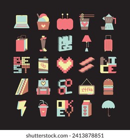 Happy Valentine's Day Collection Vector Design.