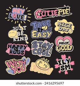 Happy Valentine's Day Collection Vector Design.