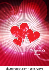 Happy Valentines Day concept. Vector 