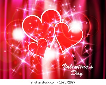 Happy Valentines Day concept. Vector 