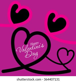 Happy Valentine's day concept vector 