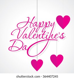 Happy Valentine's day concept vector 