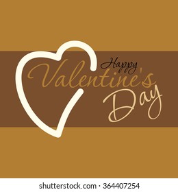 Happy Valentine's day concept vector 