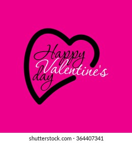 Happy Valentine's day concept vector 