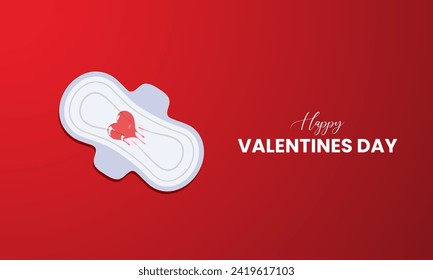 Alles Gute zum Valentinstag! Werbeanzeigen zum kreativen Valentinstag. Kreatives Design für Banner-, Poster- und 3D-Illustrationen