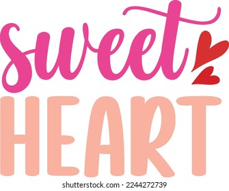Happy Valentine's Day Cute Gift T-Shirts. Funny Colorful Quotes for Print on Demand Business. Eye Catching Template and Background for POD Industry.
