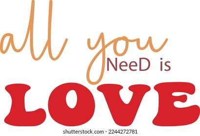 Happy Valentine's Day Cute Gift T-Shirts. Funny Colorful Quotes for Print on Demand Business. Eye Catching Template and Background for POD Industry.