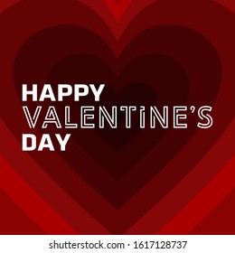 happy valentine's day decoration heart shaped background and writing