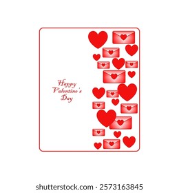 Happy Valentine's Day Decoration Vector