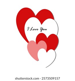 Happy Valentine's Day Decoration Vector