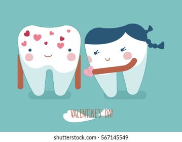 Happy valentine's day of dental