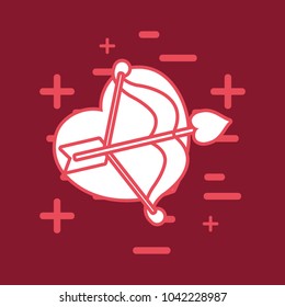 Happy valentines day design