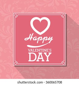 happy valentines day design 