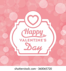 happy valentines day design 