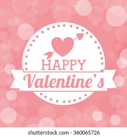 happy valentines day design 