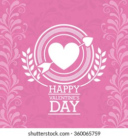 happy valentines day design 