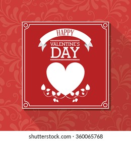 happy valentines day design 
