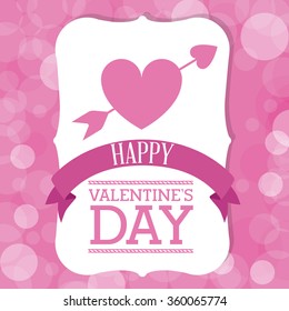 happy valentines day design 