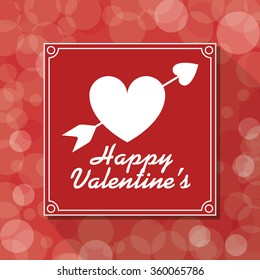 happy valentines day design 