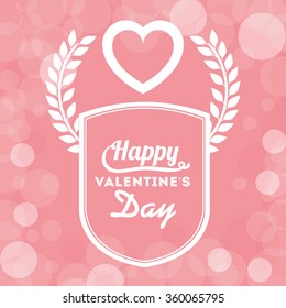 happy valentines day design 