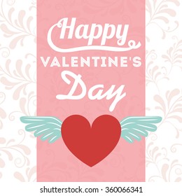 happy valentines day design 