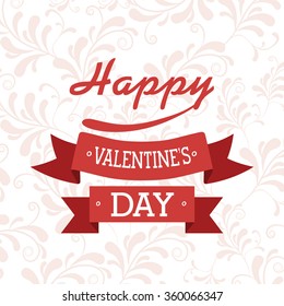 happy valentines day design 