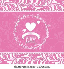 happy valentines day design 