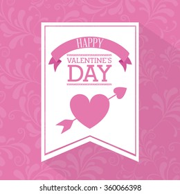 happy valentines day design 