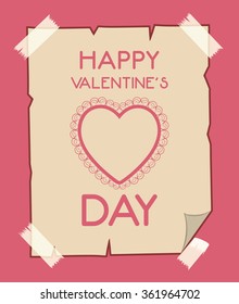 happy valentines day design 