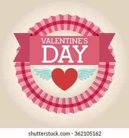 happy valentines day design 