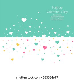 Happy valentines day design