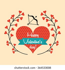 happy valentines day design 