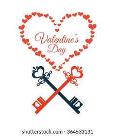 happy valentines day design 
