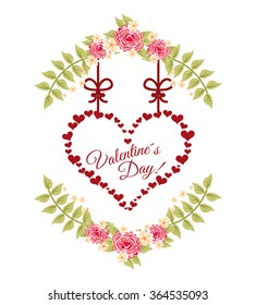 happy valentines day design 