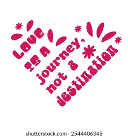 Happy Valentine's Day design. Heart, lettering design for poster, banner, greeting, love, friendship, t-shirt design. White background.