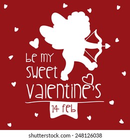 happy valentines day design, vector illustration eps10 graphic 
